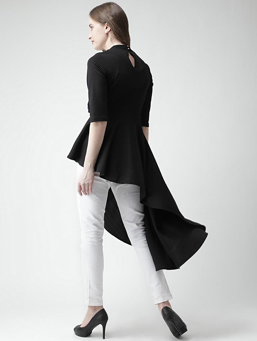 ruffle detail asymmetric tunic - 16106228 - Zoom Image - 3