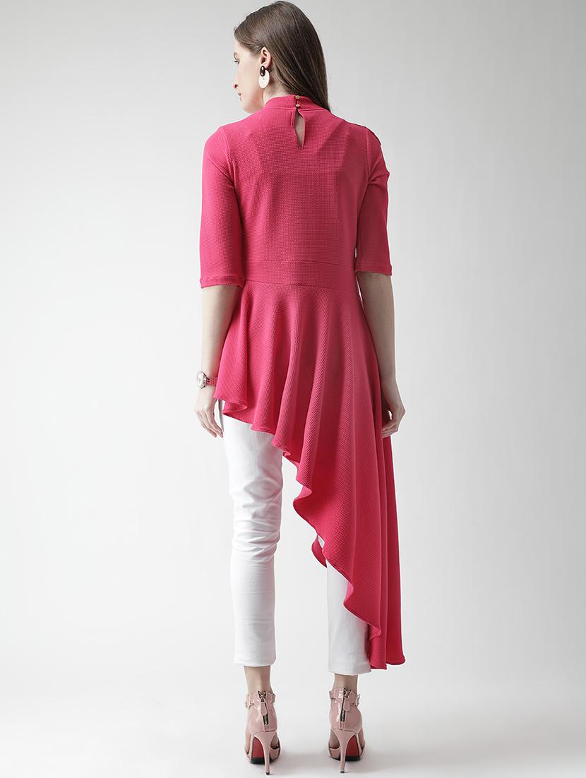ruffle detail asymmetric tunic - 16106229 - Zoom Image - 3