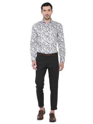 black solid chinos - 16106857 - Standard Image - 3