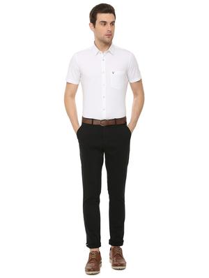white solid formal shirt - 16106947 - Standard Image - 3