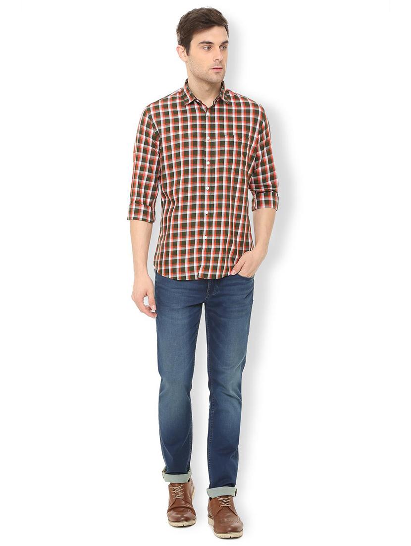 green checkered casual shirt - 16106994 - Zoom Image - 3
