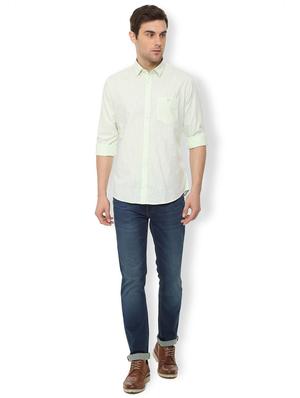 white linen casual shirt - 16106998 - Standard Image - 3