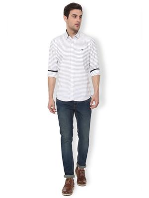 white striped casual shirt - 16107084 - Standard Image - 3