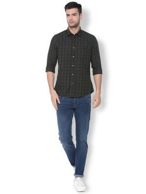 green checkered casual shirt - 16107090 - Standard Image - 3