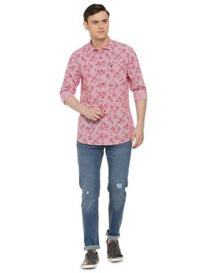 red printed casual shirt - 16107248 - Standard Image - 3