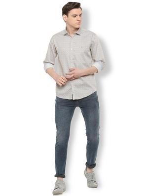 brown printed casual shirt - 16107306 - Standard Image - 3