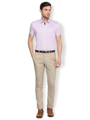 purple printed formal shirt - 16107392 - Standard Image - 3