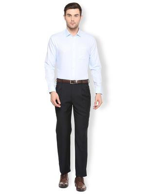 blue cotton formal shirt - 16107403 - Standard Image - 3