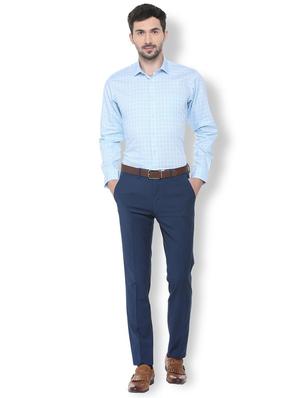 blue checkered formal shirt - 16107441 - Standard Image - 3