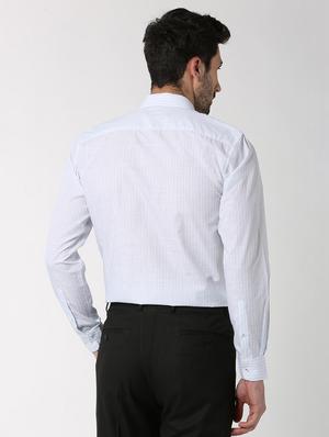 white striped formal shirt - 16107660 - Standard Image - 3