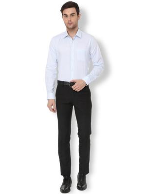 light blue striped formal shirt - 16107709 - Standard Image - 3