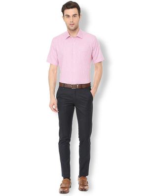 pink checkered formal shirt - 16107741 - Standard Image - 3