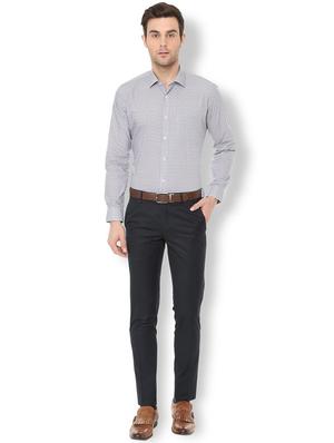 grey printed formal shirt - 16107750 - Standard Image - 3