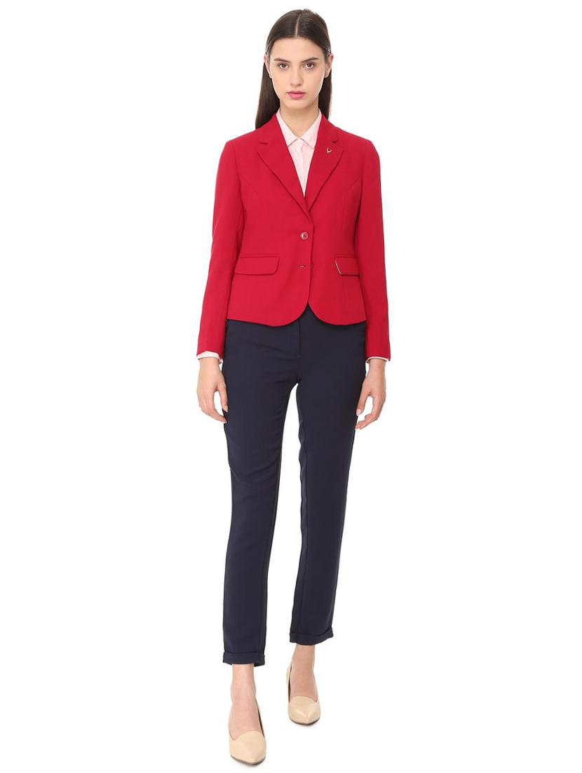 lapel neck casual blazer - 16108707 - Zoom Image - 3