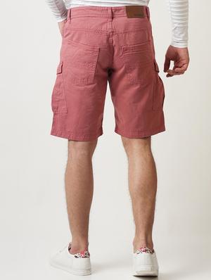 pink cotton shorts - 16108787 - Standard Image - 3