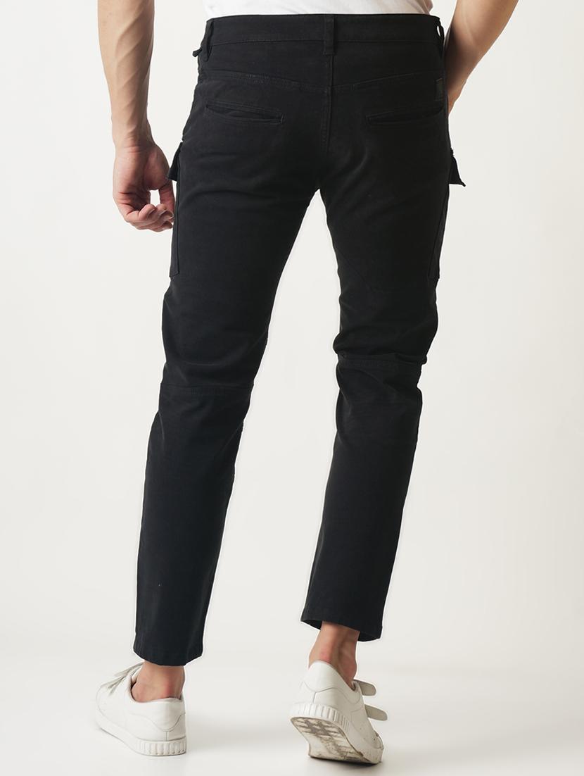 black solid cargos - 16108806 - Zoom Image - 3