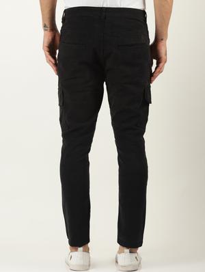 black solid cargos - 16108810 - Standard Image - 3