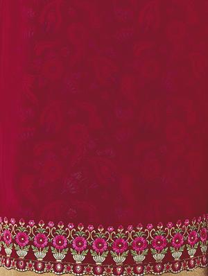 embroidered palazzo unstitched suit - 16108914 - Standard Image - 3