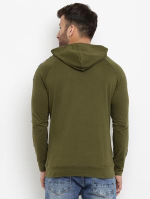 green raglan hooded tshirt - 16109800 - Standard Image - 3
