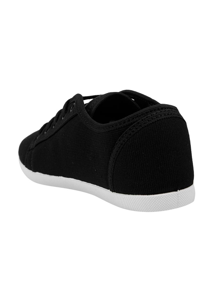 black lace-up sneakers - 16110515 - Zoom Image - 3