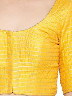 solid self design blouse - 16110852 - Standard Image - 3