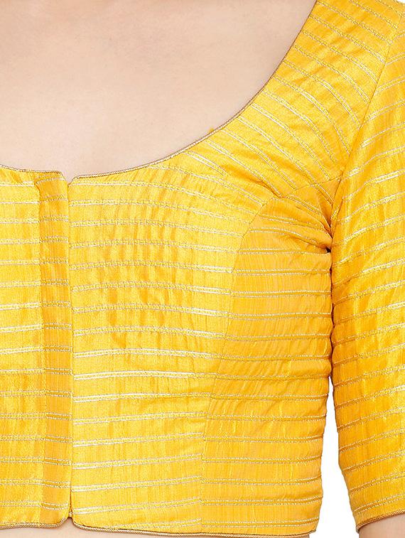solid self design blouse - 16110852 - Zoom Image - 3