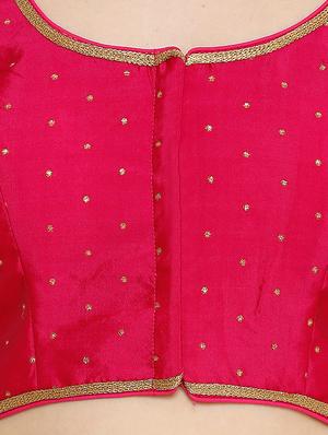 solid self design blouse - 16110855 - Standard Image - 3