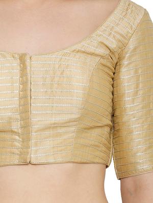 solid self design blouse - 16110861 - Standard Image - 3
