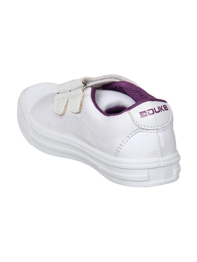 white canvas sport shoes - 16111249 - Zoom Image - 3