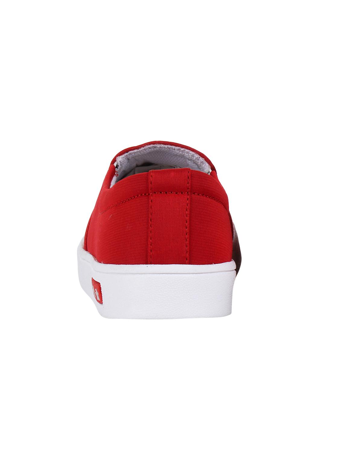 red slip on casual shoes - 16111600 - Zoom Image - 3