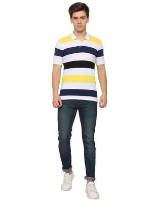 multi colored striped polo t-shirt - 16112303 - Standard Image - 3