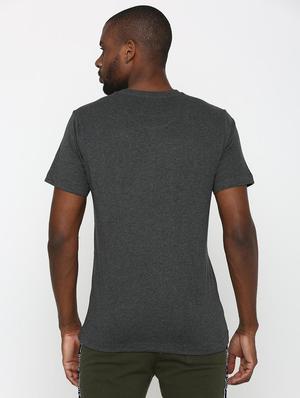 grey typographic front print t-shirt - 16112345 - Standard Image - 3