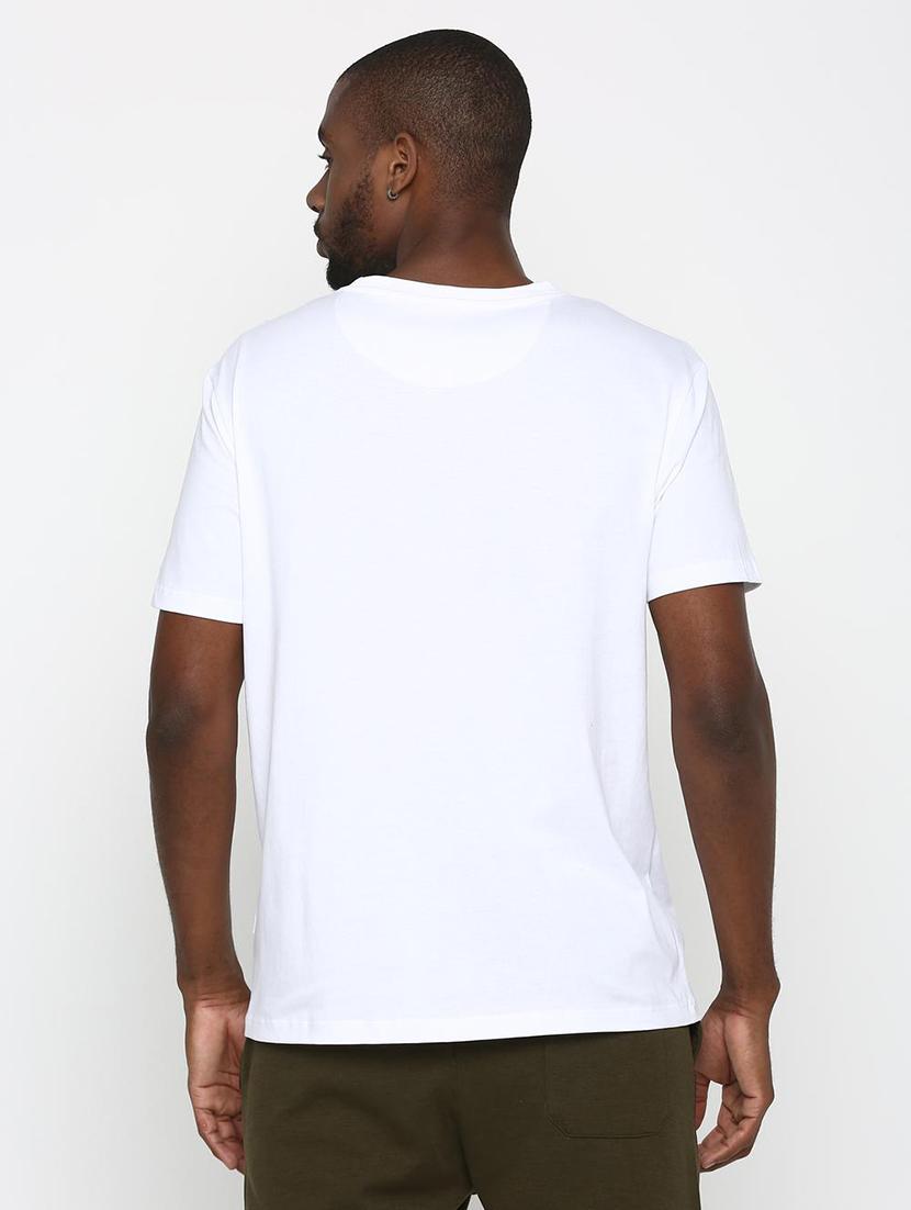 white solid t-shirt - 16112348 - Zoom Image - 3