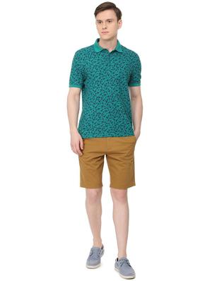 brown solid bermuda - 16112396 - Standard Image - 3