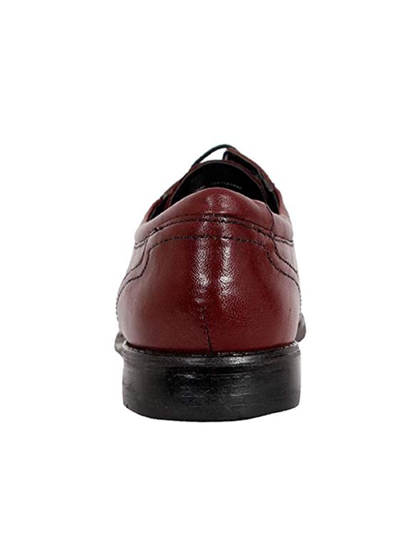 red leather laceup derbies - 16112642 - Zoom Image - 3