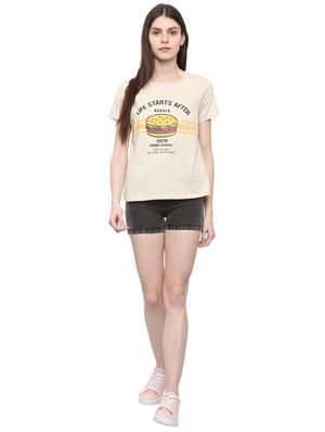 graphic print short sleeved tee - 16114643 - Standard Image - 3