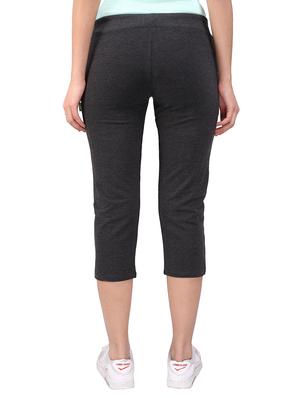 graphic print drawstring sports capri - 16120266 - Standard Image - 3