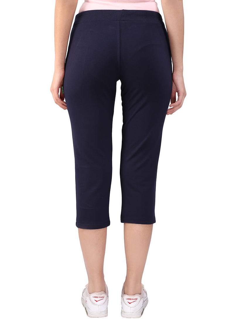 graphic print drawstring sports capri - 16120267 - Zoom Image - 3