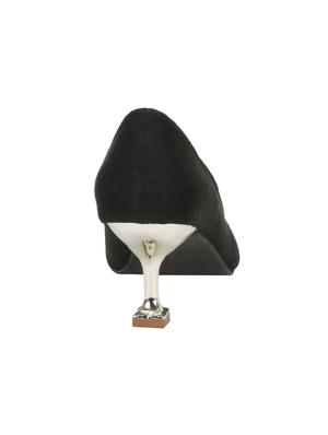 black slip on pumps - 16120508 - Standard Image - 3