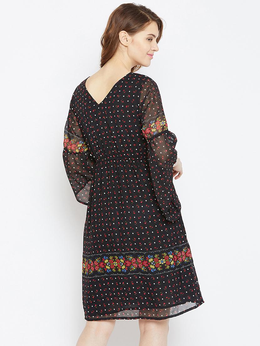 ditsy floral a-line dress - 16121161 - Zoom Image - 3