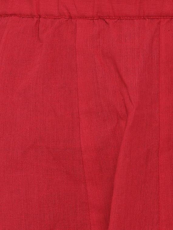 red cotton suit set - 16128720 - Zoom Image - 6
