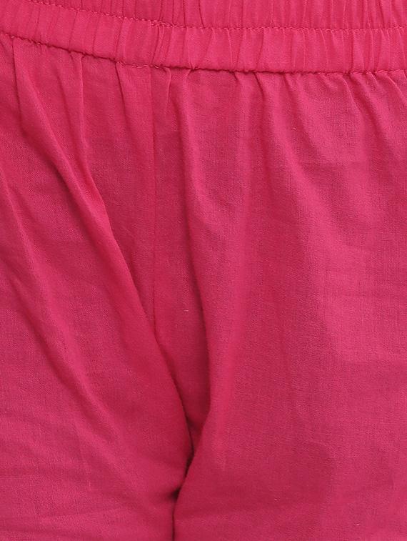 pink cotton suit set - 16128726 - Zoom Image - 6