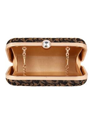 black metal box clutch - 16128899 - Standard Image - 3