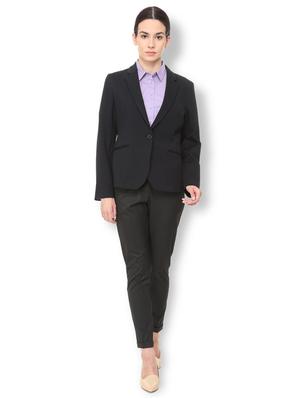 back slit formal blazer - 16129033 - Standard Image - 3