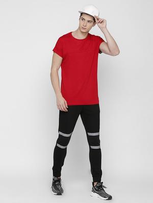 red viscose t-shirt - 16129129 - Standard Image - 3