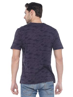 purple all over print t-shirt - 16130202 - Standard Image - 3