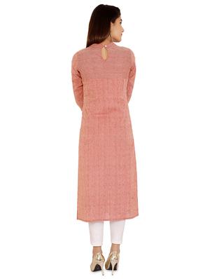 Striped straipes kurta - 16130877 - Standard Image - 3