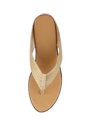 gold toe separator sandals - 16134787 - Standard Image - 3