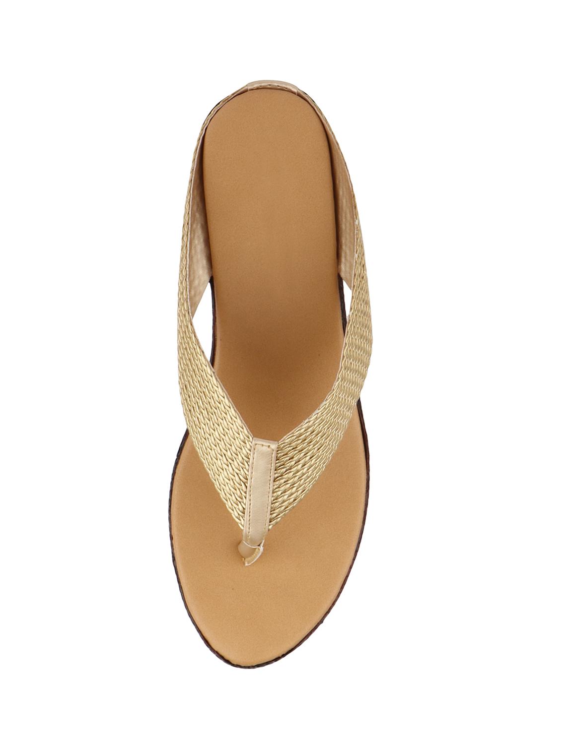 gold toe separator sandals - 16134787 - Zoom Image - 3