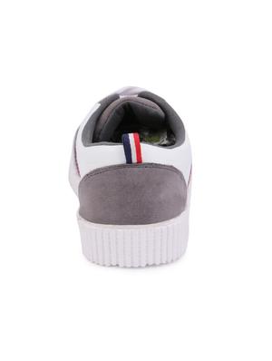 grey suede lace up sneakers - 16134934 - Standard Image - 3